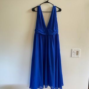 Lulus Blue MIDI Dress